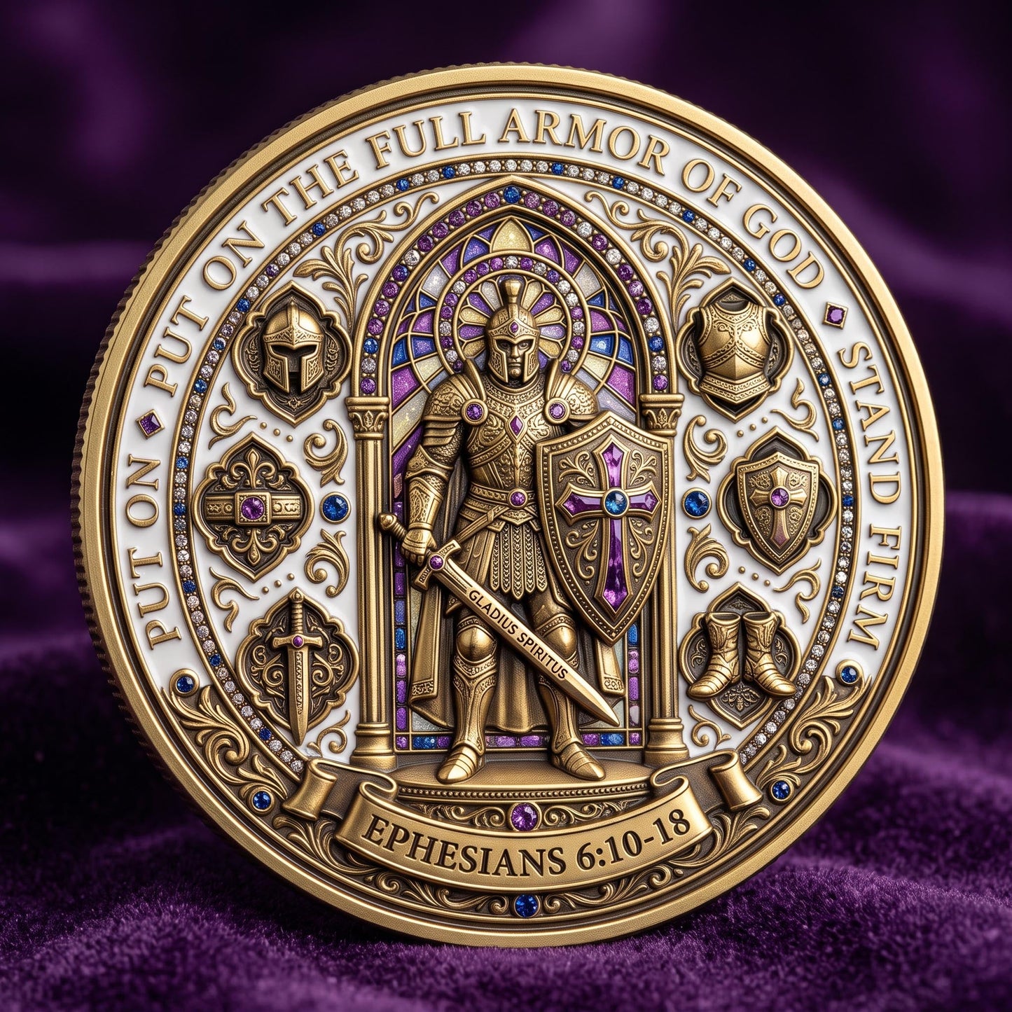 Full Armor Of God Commemorative Coin GFTOMA12988