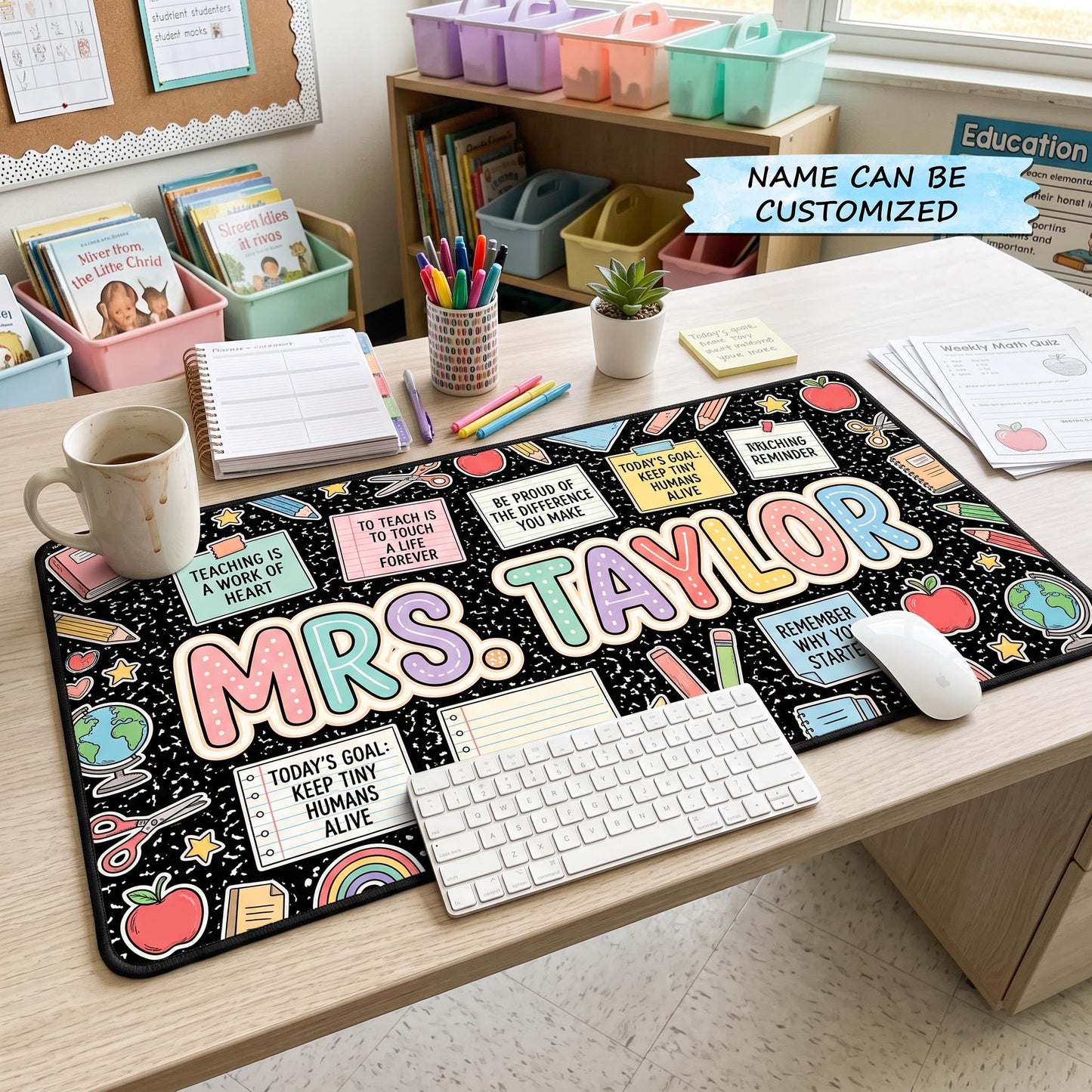 Teacher Appreciation Desk Mat QTCUZ GFTOMA13096