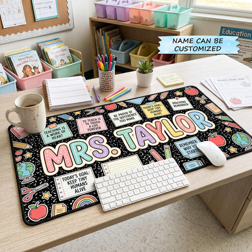 Teacher Appreciation Desk Mat QTCUZ GFTOMA13096