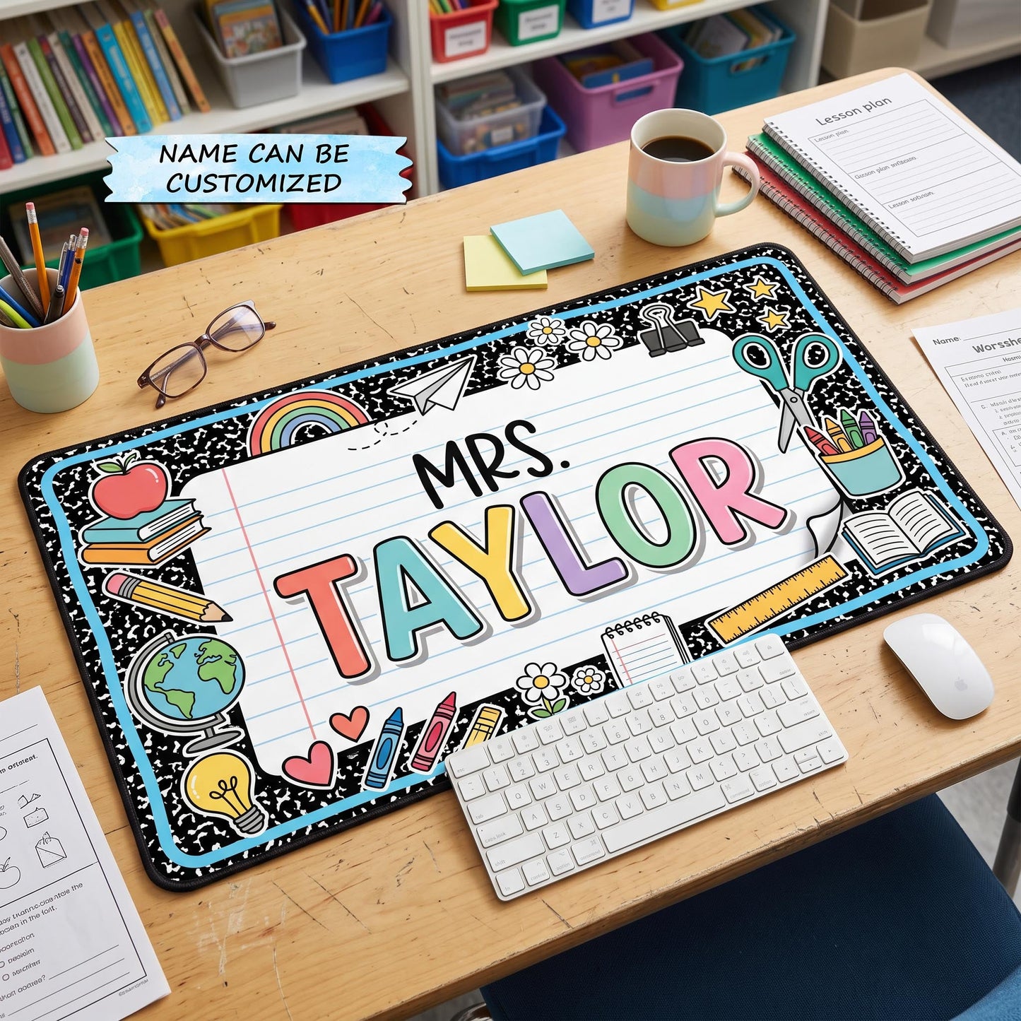 Teaching Heart Desk Mat QTCUZ GFTOMA13099