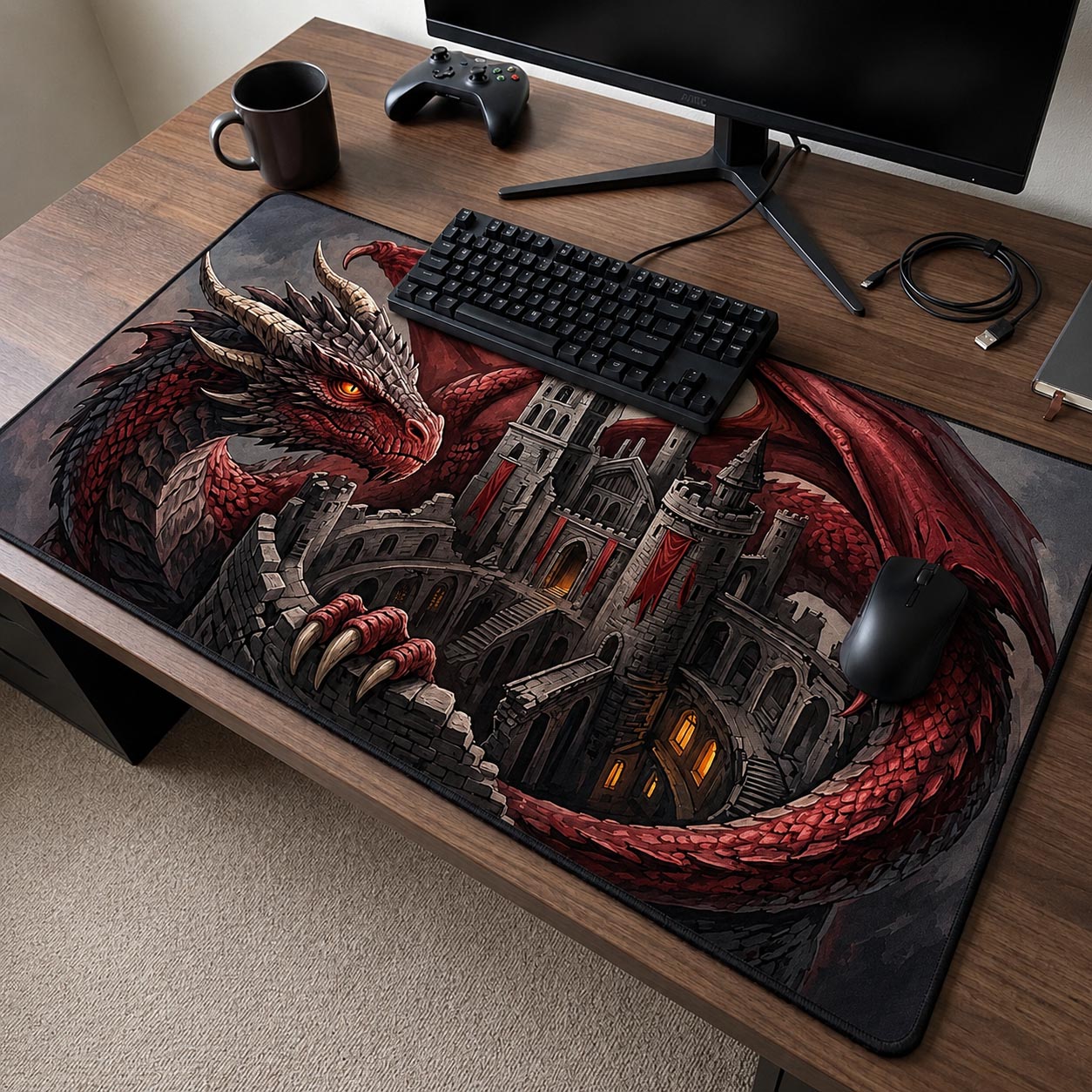 Mystic Dragon Desk Mat GFTOMA13149