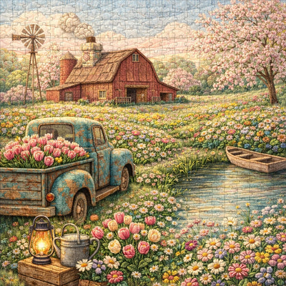 Farm Bloom Jigsaw Puzzles GFTOMA9786