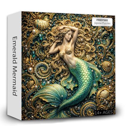 Emerald Mermaid Jigsaw Puzzles GFTOMA9978