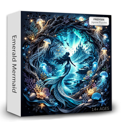 Emerald Mermaid Jigsaw Puzzles GFTOMA9979