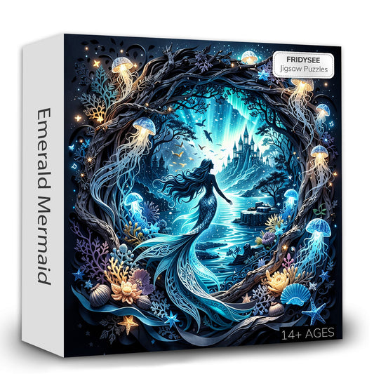 Emerald Mermaid Jigsaw Puzzles GFTOMA9979