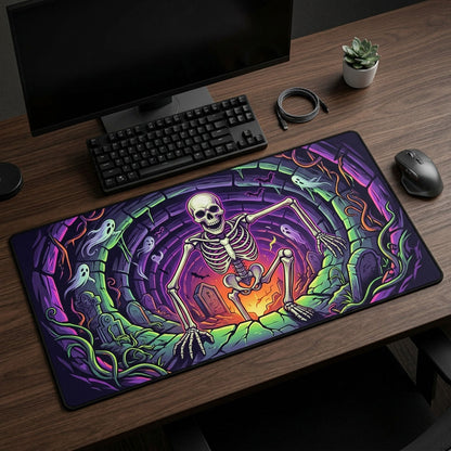 Haunted Halloween Desk Mat GFTONMU1611