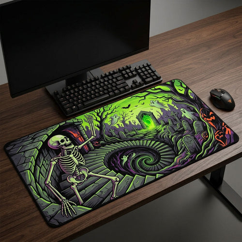 Haunted Halloween Desk Mat GFTONMU1612