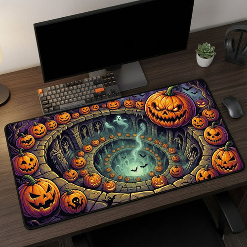 Haunted Halloween Desk Mat GFTONMU1615
