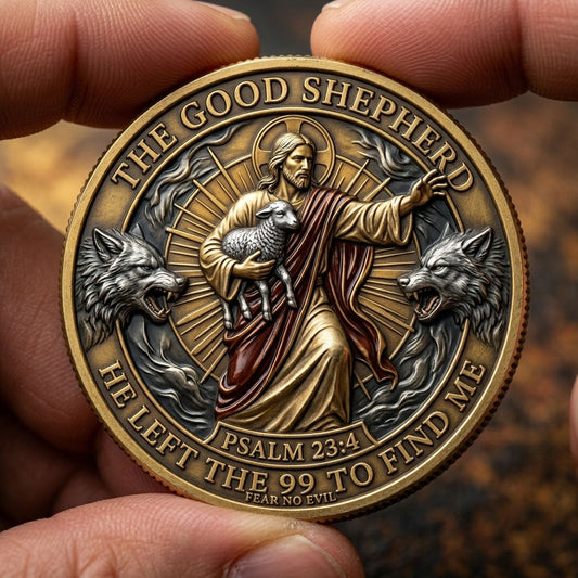 Jesus Protecting The Lamb Commemorative Coin GFTOPND1144