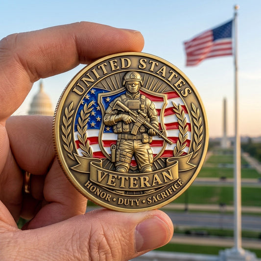 US Veteran Commemorative Coin GFTOPND1249