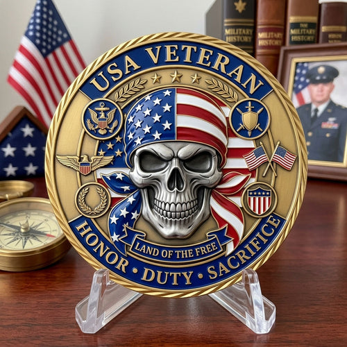 US Veteran Commemorative Coin GFTOPND1251