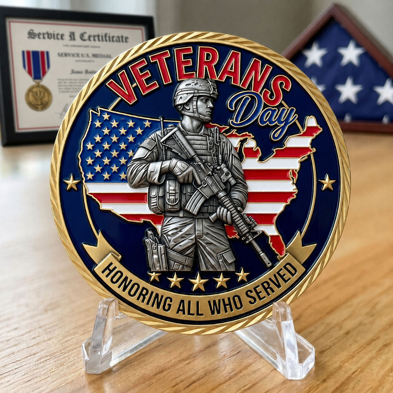 Veteran Day Commemorative Coin GFTOPND1252