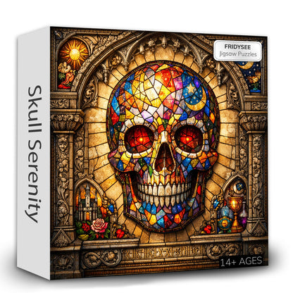 Skull Serenity Jigsaw Puzzles GFTOQA2027