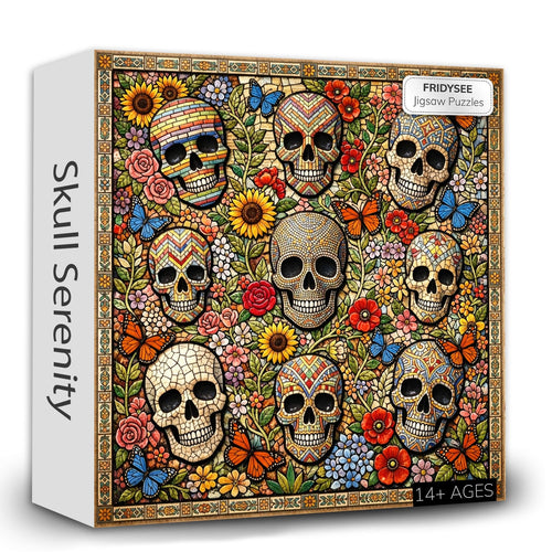 Skull Serenity Jigsaw Puzzles GFTOQA2033
