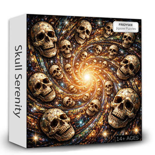 Skull Serenity Jigsaw Puzzles GFTOQA2036