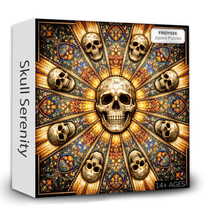 Skull Serenity Jigsaw Puzzles GFTOQA2037