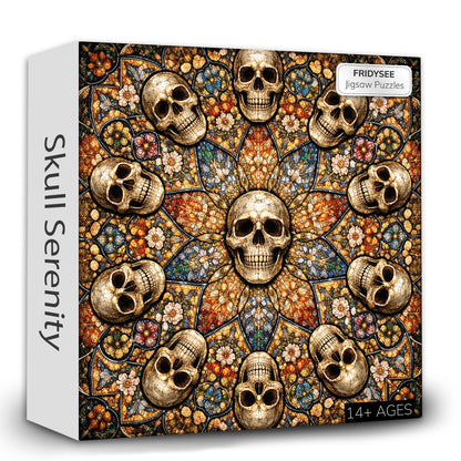 Skull Serenity Jigsaw Puzzles GFTOQA2038