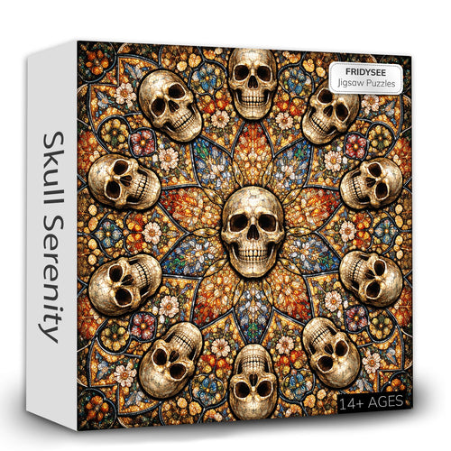 Skull Serenity Jigsaw Puzzles GFTOQA2038
