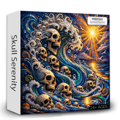 Skull Serenity Jigsaw Puzzles GFTOQA2039