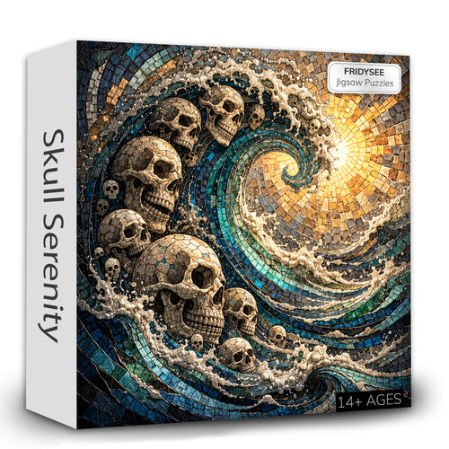 Skull Serenity Jigsaw Puzzles GFTOQA2040