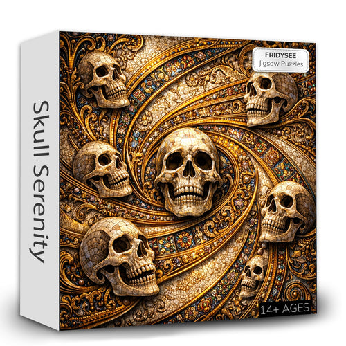 Skull Serenity Jigsaw Puzzles GFTOQA2041