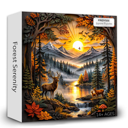 Forest Serenity Jigsaw Puzzles GFTOQA2042