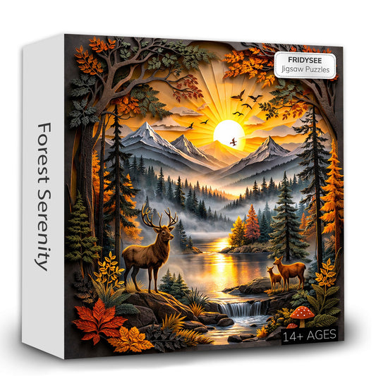 Forest Serenity Jigsaw Puzzles GFTOQA2042