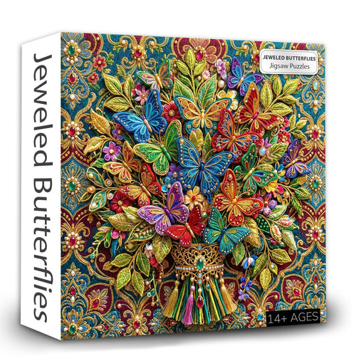 Jeweled Butterflies Jigsaw Puzzles GFTOQM3443