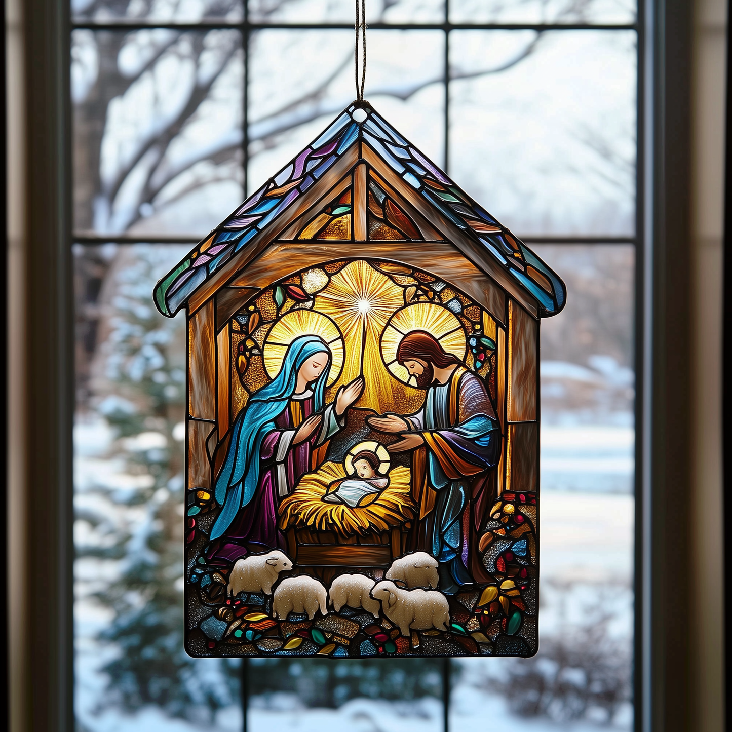 Nativity Mica Ornament GFTOTP1474