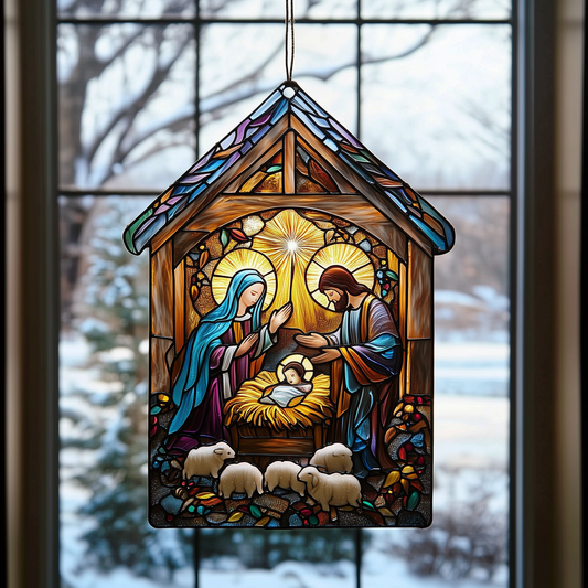 Nativity Mica Ornament GFTOTP1474