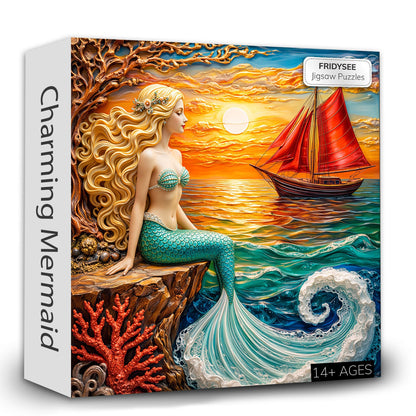 Charming Mermaid Jigsaw Puzzles GFTOTP17535