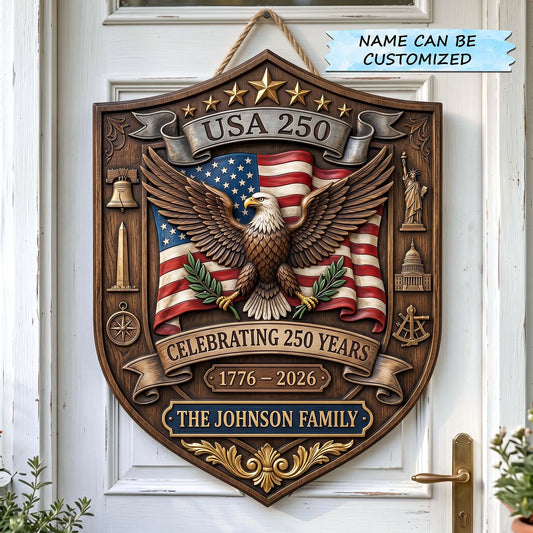 Freedom Heritage Wooden Door Sign QTCUZ GFTOTP19387