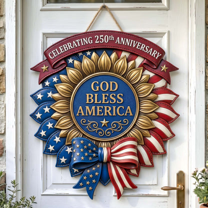 American Honor Wooden Door Sign GFTOTP19422