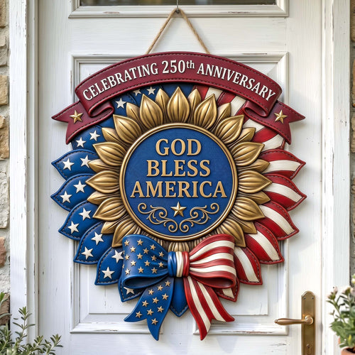 American Honor Wooden Door Sign GFTOTP19422