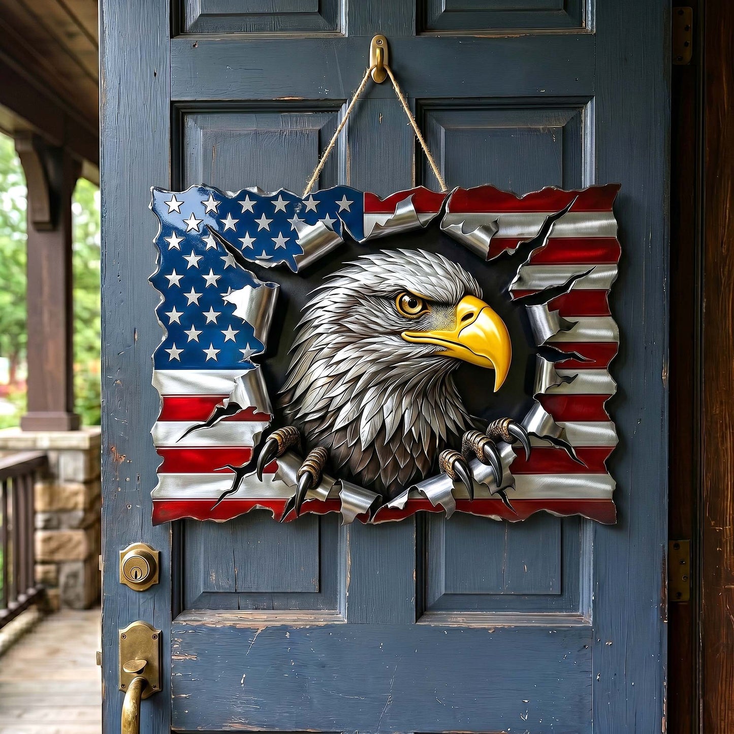 American Honor Wooden Door Sign GFTOTP19424
