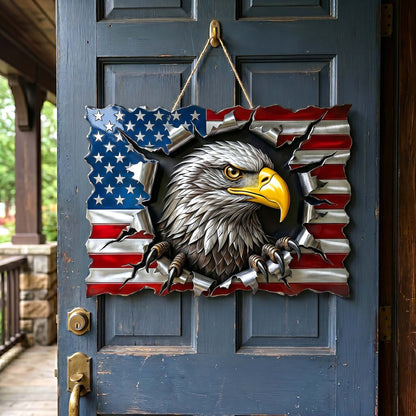 American Honor Wooden Door Sign GFTOTP19424