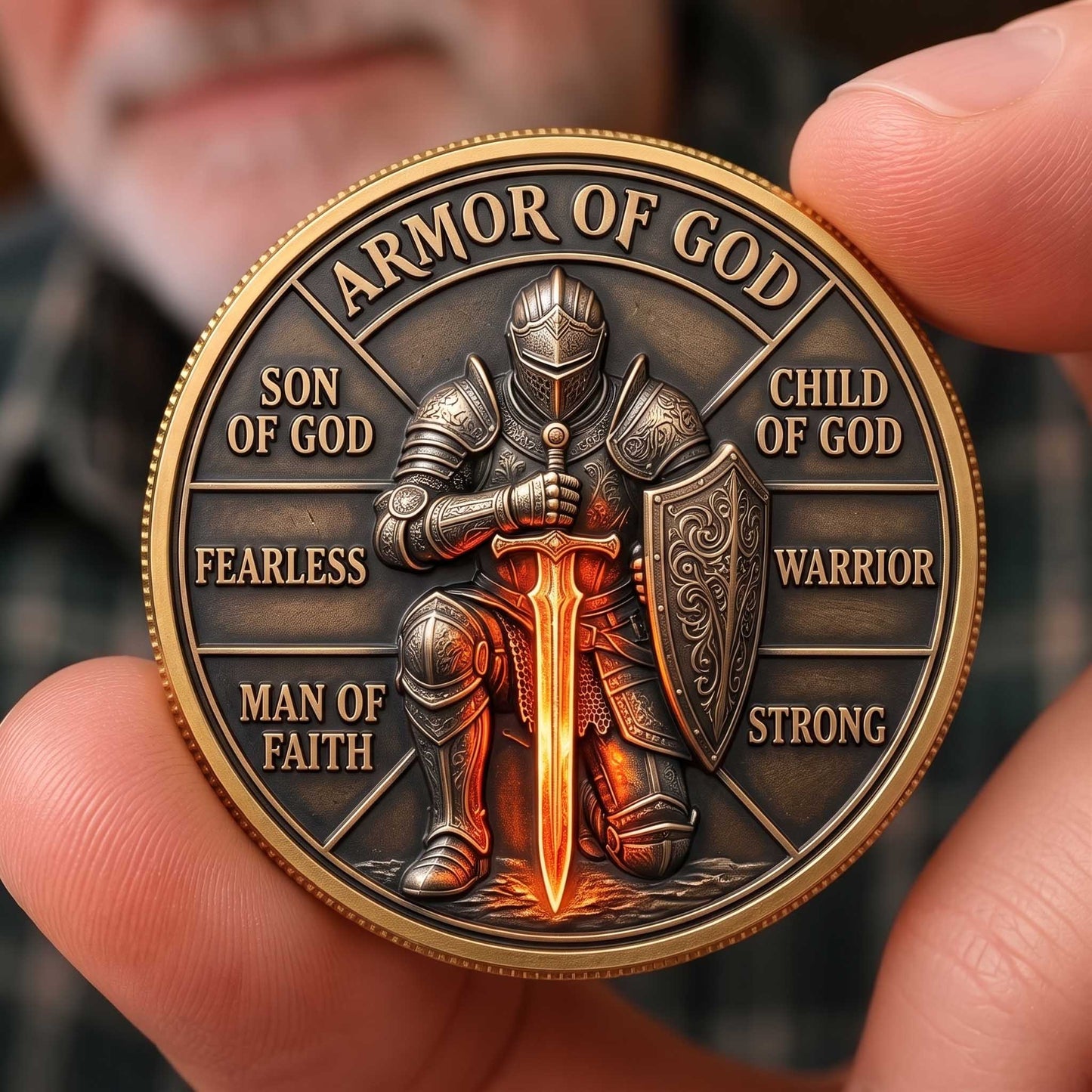 Full Armor Of God Commemorative Coin GFTOTP20124
