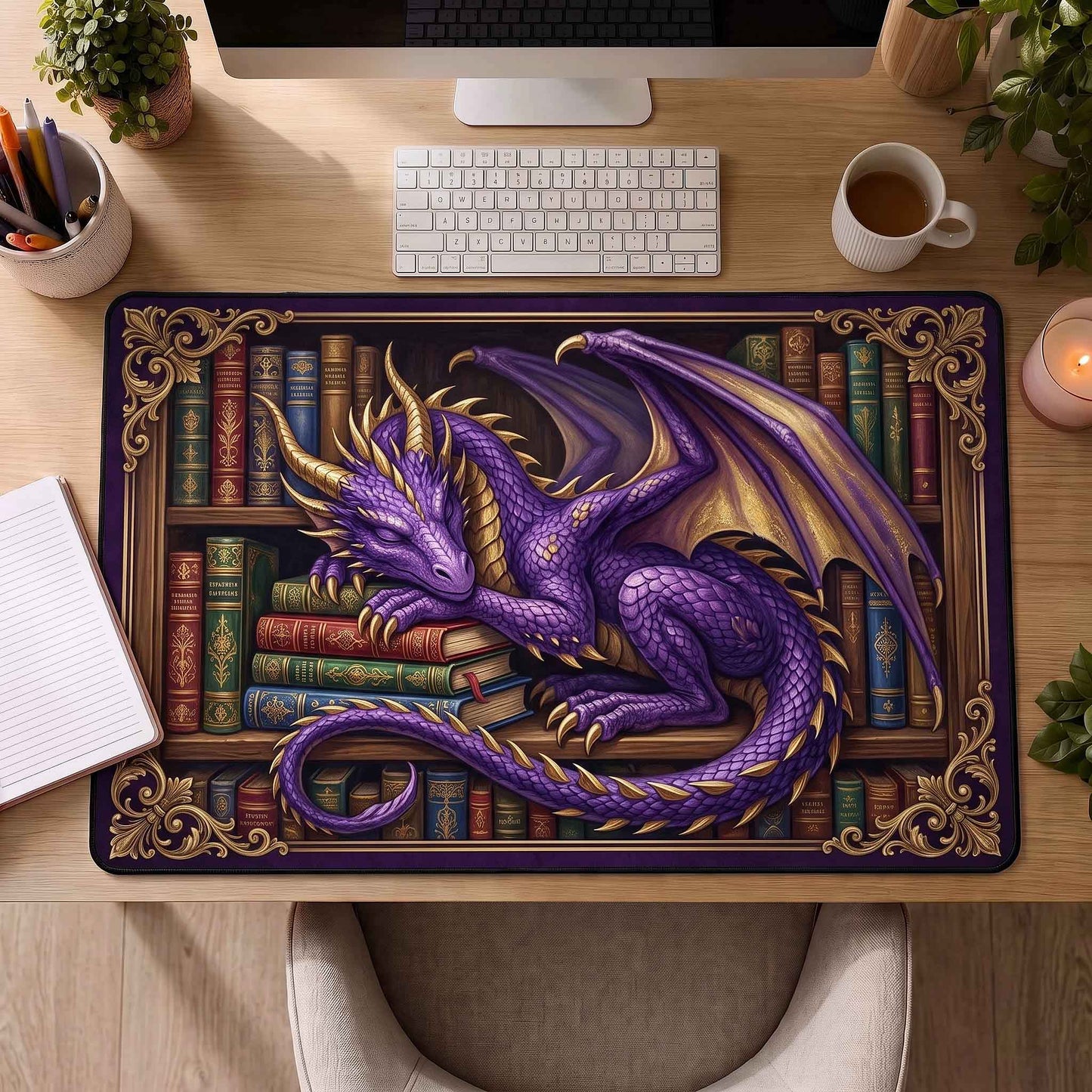 Literary Dragon Desk Mat GFTOTP20462