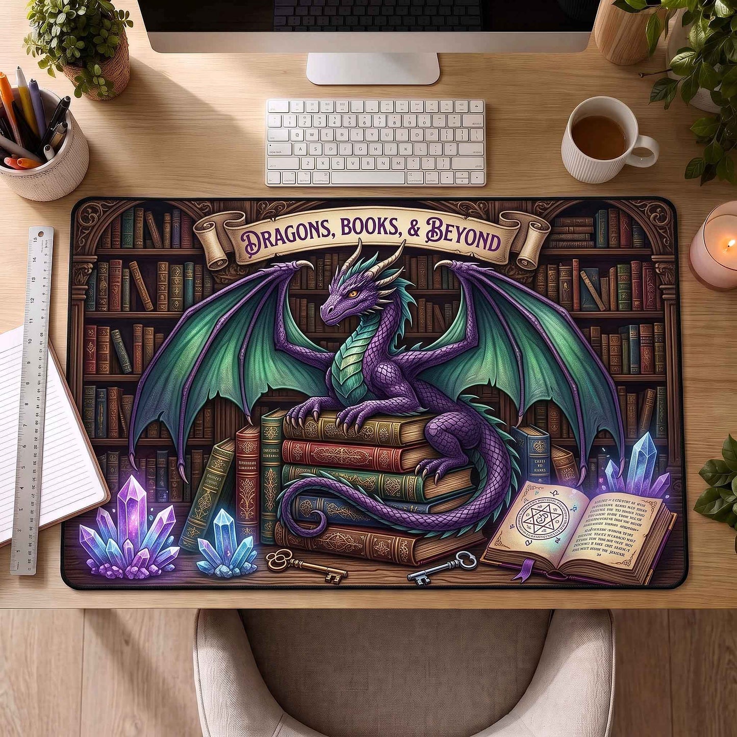 Literary Dragon Desk Mat GFTOTP20465