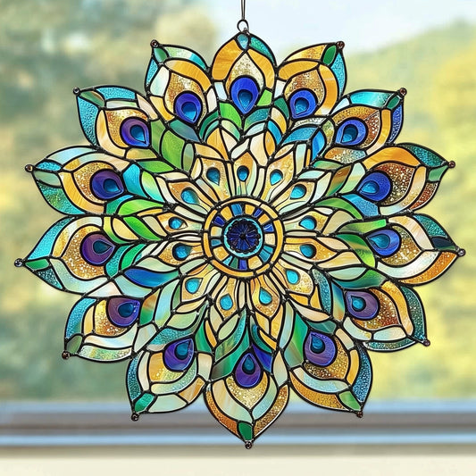 Peacock Mandala Suncatcher GFTOTP4674