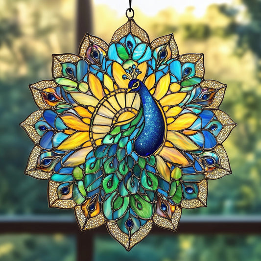 Peacock Mandala Suncatcher GFTOTP4676