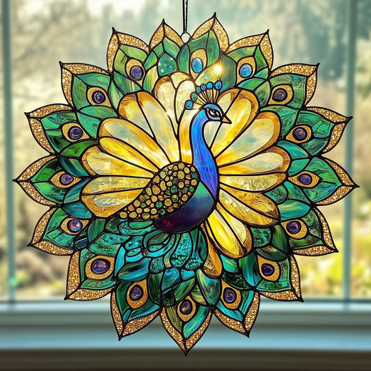 Peacock Mandala Suncatcher GFTOTP4677