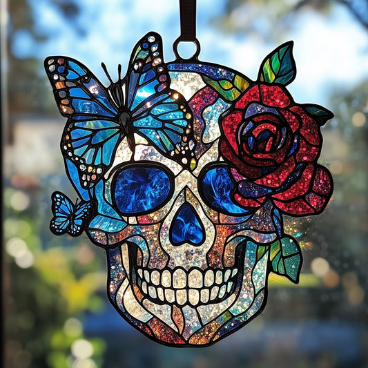Ethereal Skull Glow Suncatcher GFTOTP4702