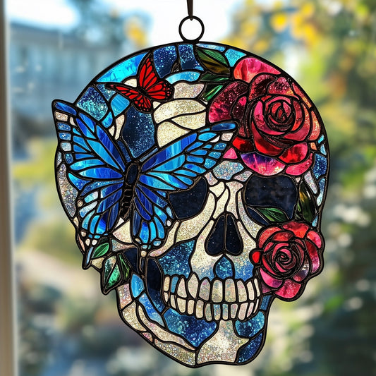 Ethereal Skull Glow Suncatcher GFTOTP4703