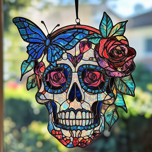 Ethereal Skull Glow Suncatcher GFTOTP4704