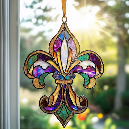 Mardi Gras Spirit Suncatcher GFTOTP4866