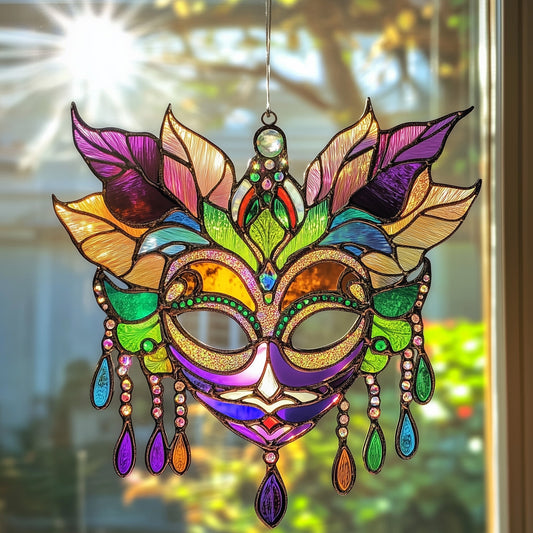 Mardi Gras Spirit Suncatcher GFTOTP4868