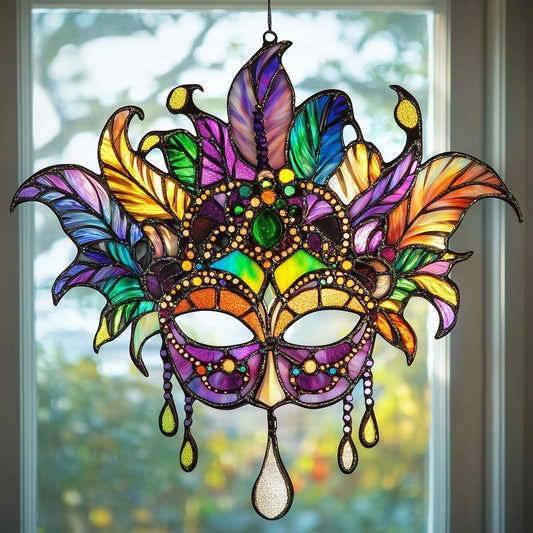 Mardi Gras Spirit Suncatcher GFTOTP4869