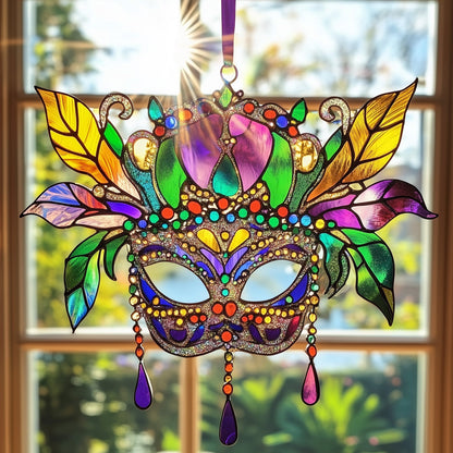 Mardi Gras Spirit Suncatcher GFTOTP4870