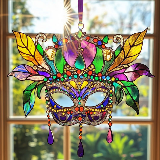 Mardi Gras Spirit Suncatcher GFTOTP4870